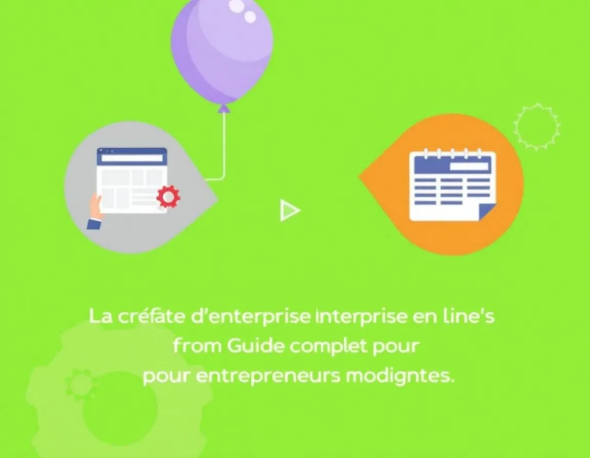 La création d'entreprise en ligne : Guide complet pour entrepreneurs modernes